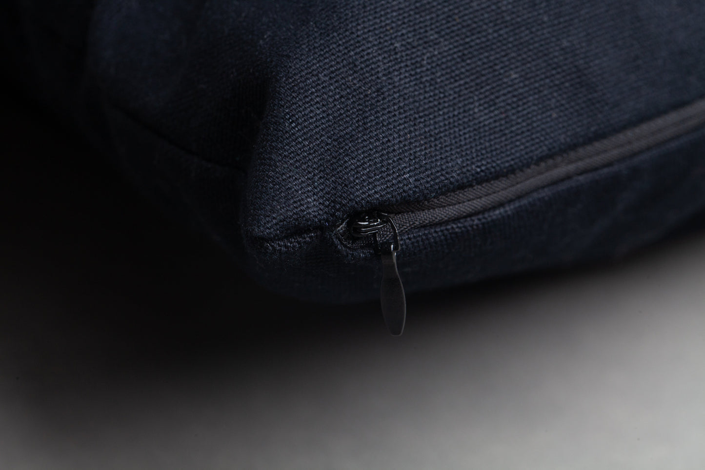 Throw Pillow Covers, Embroidered - JS - Black