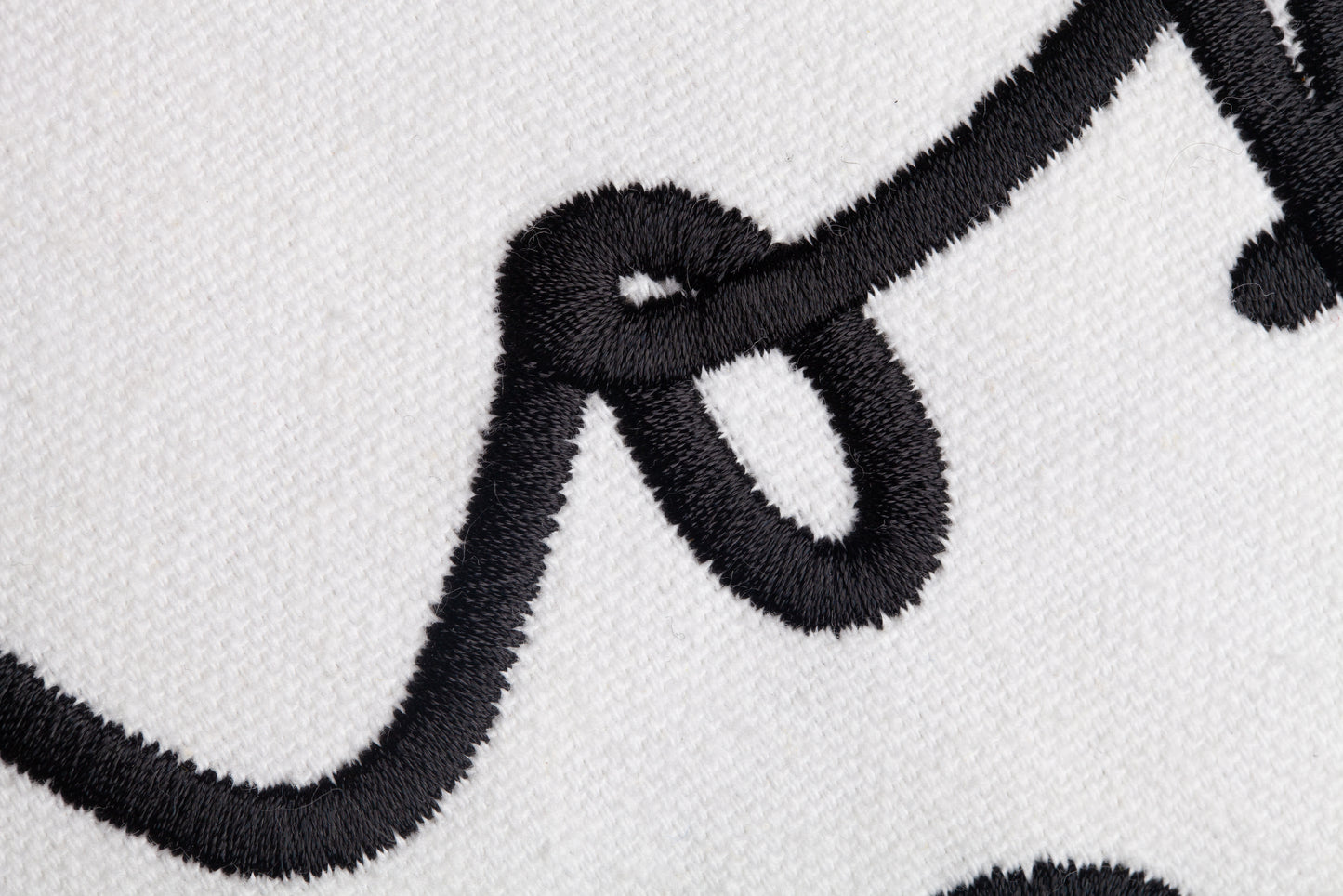 Embroidered Throw Pillow - FHL - White